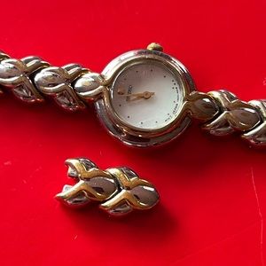 7.5” long seiko bracelet watch